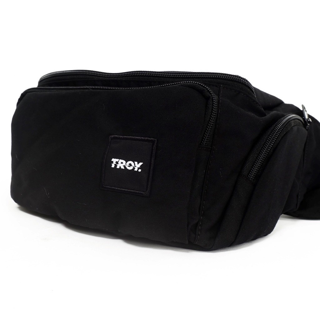 Troy Company Waistbag Tas Selempang Pinggang Hitam Ordinary WB 2542