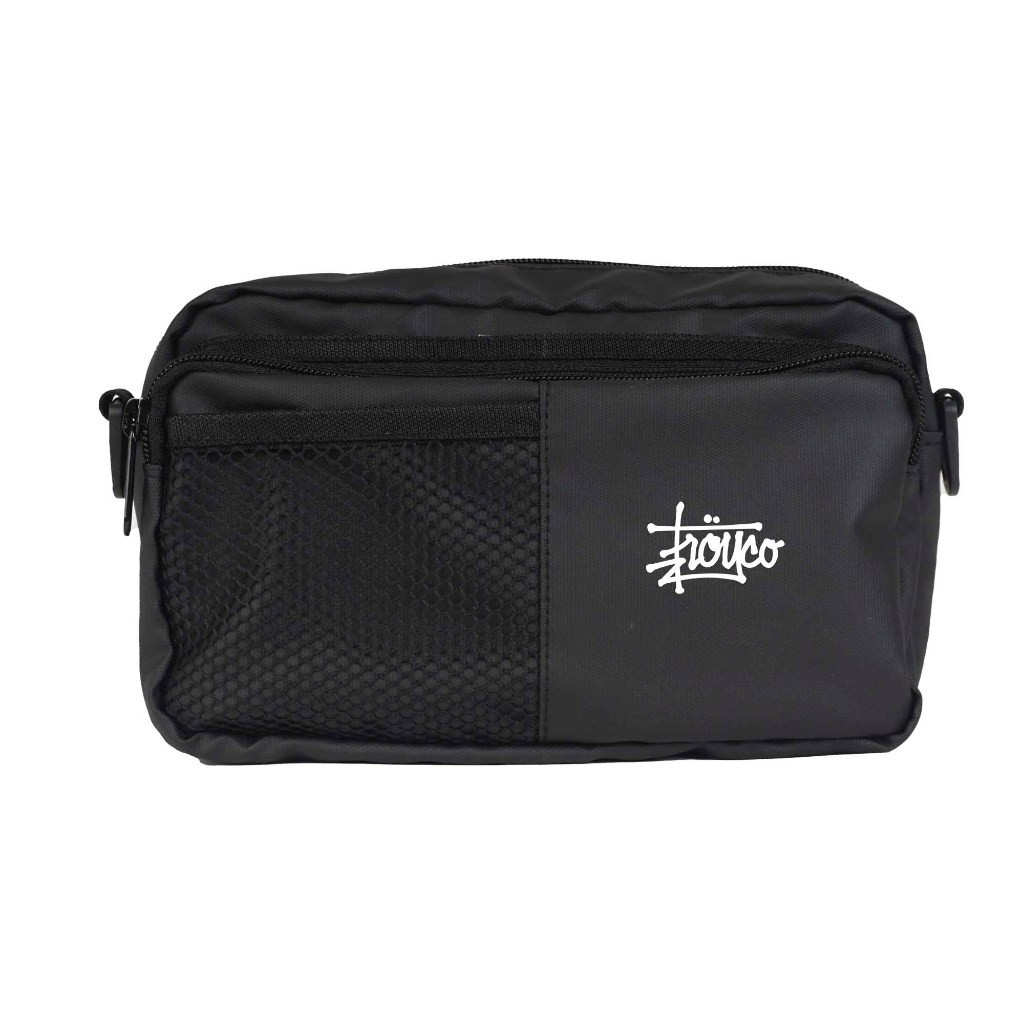 Troy Company Sling Bag Compact Ussyco - Slingbag Hitam Tas Selempang Hitam SBD 2460