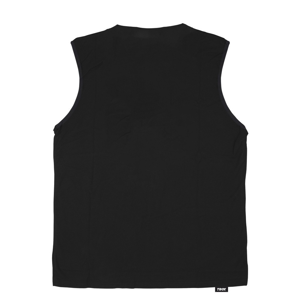 Troy Company Tshirt Singlet Black Whinged Whell - Kaos Pria Tanpa Lengan Hitam TS 2298