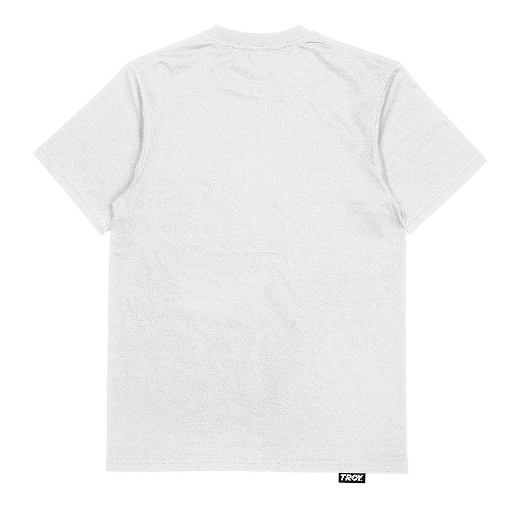 Troy Company T-shirt White Plantlox - Kaos Lengan Pendek Kaos Putih MTD 2405