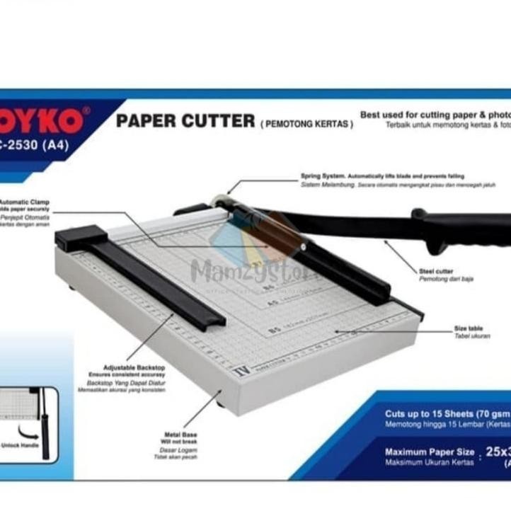 

Joyko Pc-2530 Alat Pemotong Kertas A4 R Cutter A4