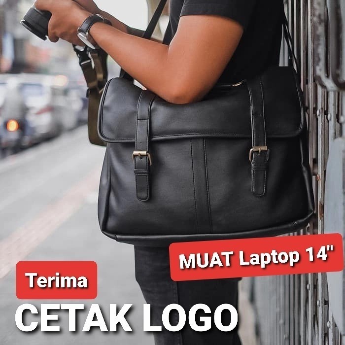 SALE TAS KANTOR KERJA LAPTOP PRIA KULIT BESAR IMPORT