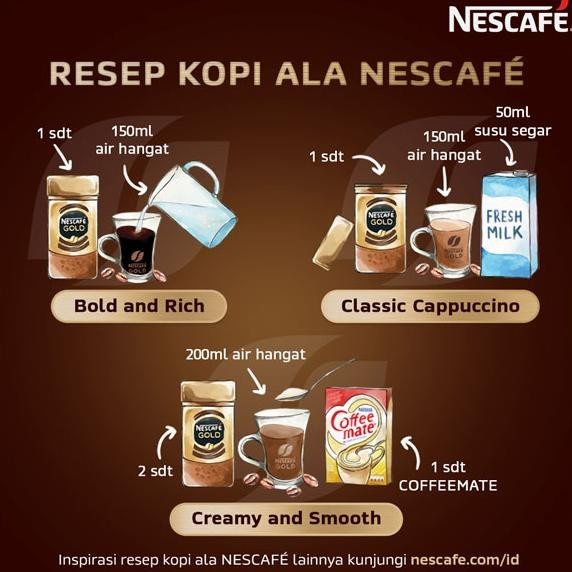 

He13 NESCAFE GOLD Kopi Instan Kopi Hitam Jar 100gr Murah