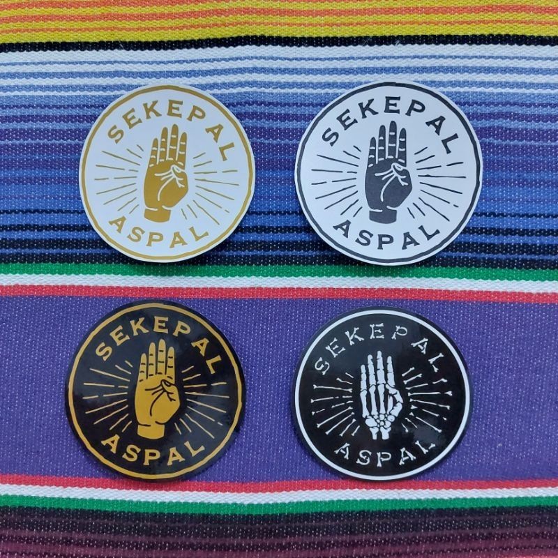 Stiker Sekepal Aspal Satuan