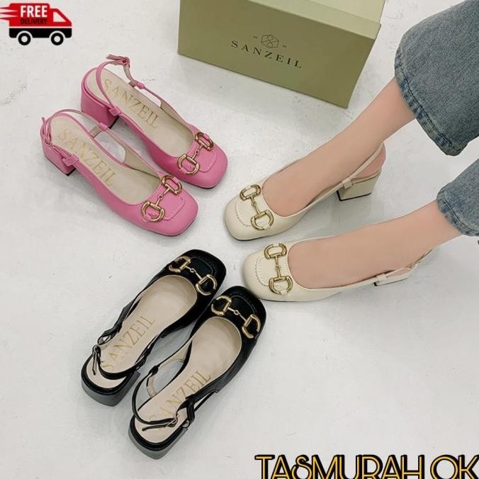 Sepatu Pump Shoes Heels 6 Cm Wanita Hak Tinggi Tapak Tahu Anti Licin
