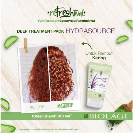 MATRIX Biolage Deep Treatment Pack - Pelembab Pelembut Perawatan Insta