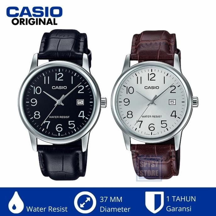 Casio Original Mtp-V002L Mtp-V002 Mtpv002 Jam Tangan Analog Pria