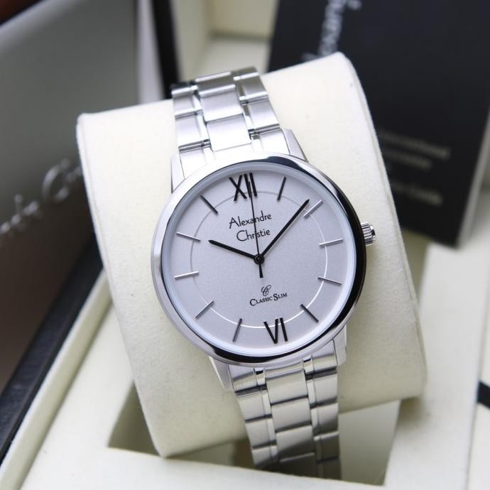 Jam Tangan Pria Alexandre Christie Ac 8689 Ac8689 Slim Original