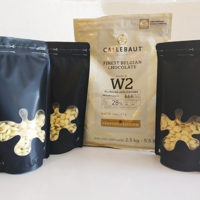 

Ready callebaut w2 white chocolate callets