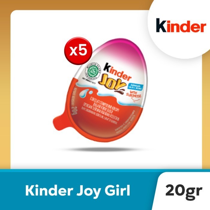 

Ready Kinder Joy (Girls) - Chocolate Crispy 20gr (5pcs)