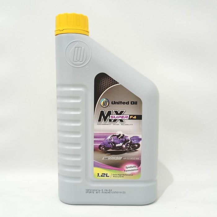 UNITED OIL MX SUPER F4 1.2 L SAE 20W-50 API SJ/JASO MA