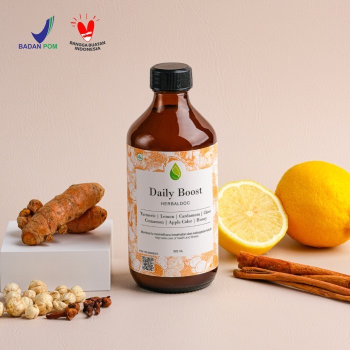 

Sale Daily Boost By Herbaldoc (Kunyit Lemon Cuka Apel Madu Dll)