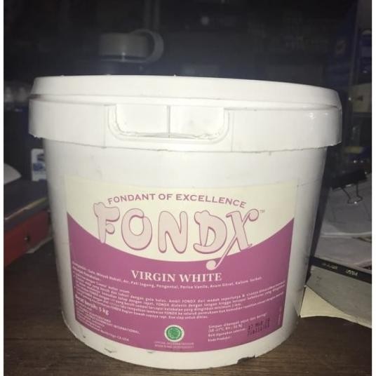 

Fondant Icing Fondx Virgin White 5Kg
