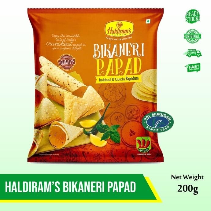 

HALDIRAMS BIKANERA PAPAD 200GM