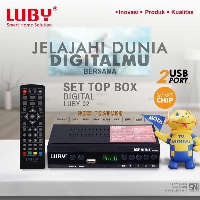 Luby Set Top Box Luby DVB-T2-02