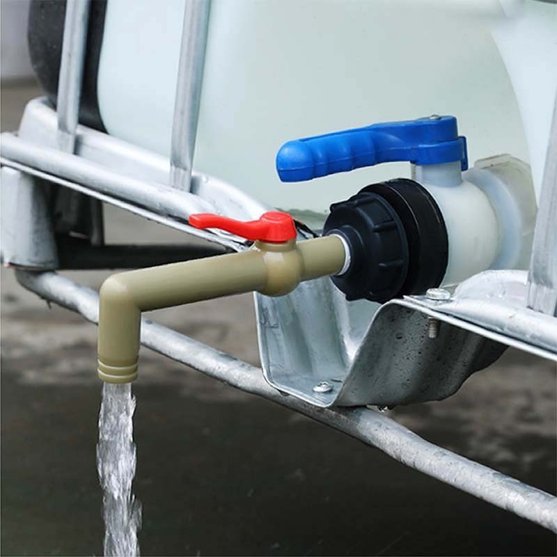 Tutup Tangki Ibc Water Mur 2 Inch Drat Toren 3/4 Universal Adaptor Pembuangan Konektor Adaptor Tutup