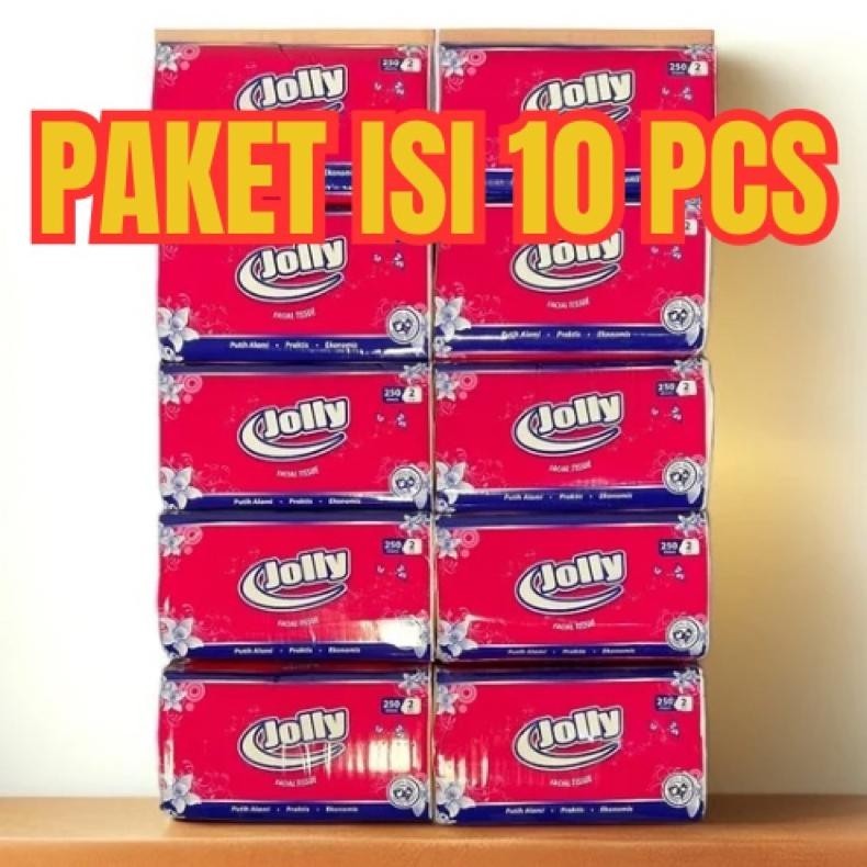 Premium Jateng | Paket 10 Pcs Tisu Murah | Jolly | Promo Tisu Jolly 250 Jolly 200 Nice 180 Tisu Waja