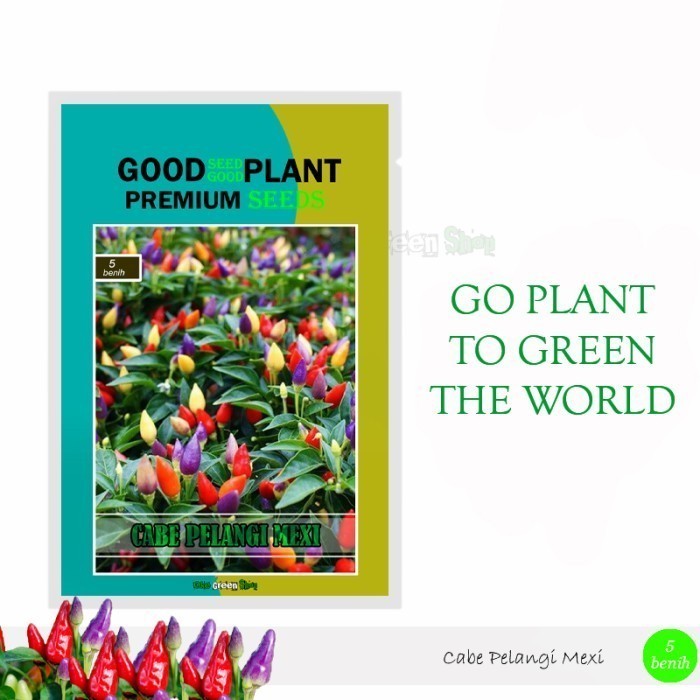 SALE BENIH BIBIT CABE RAINBOW MEXI 5 BIJI CABE HIAS WARNA WARNI PEDAS