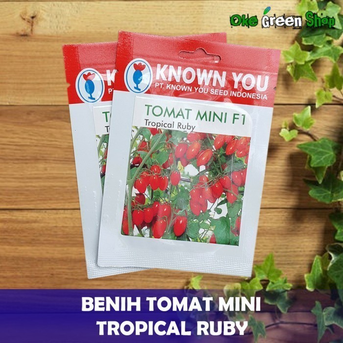 SALE BENIH BIBIT TOMAT CHERRY/MINI TROPICAL RUBY KNOWN YOU SEED SP