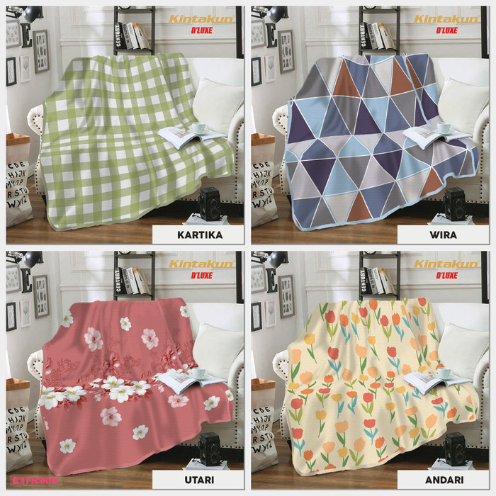 Kintakun Selimut Flannel 160 X 200 Cm ( Selimut Bulu )