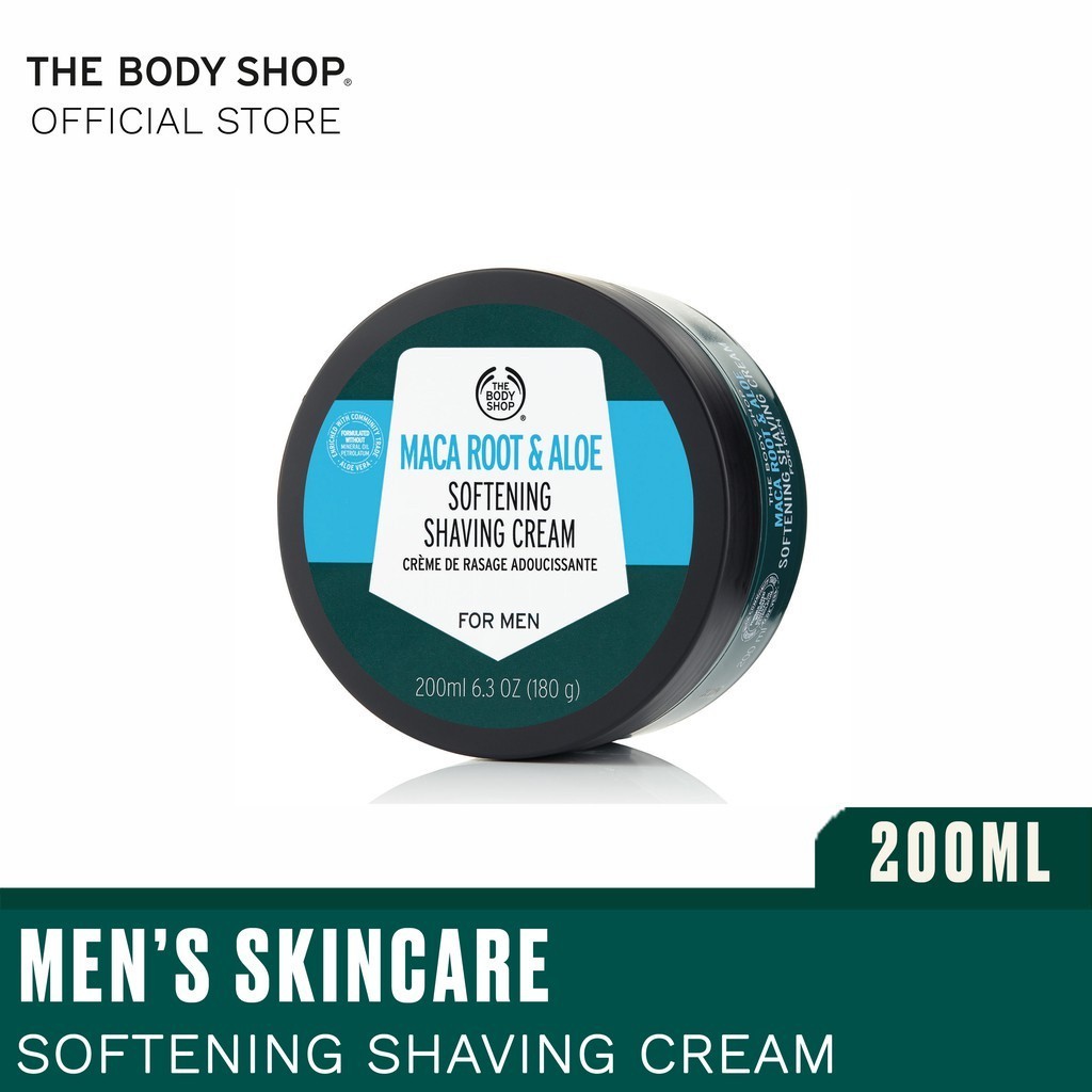 The Body Shop Maca Root & Aloe Softening Shaving Cream 200ml