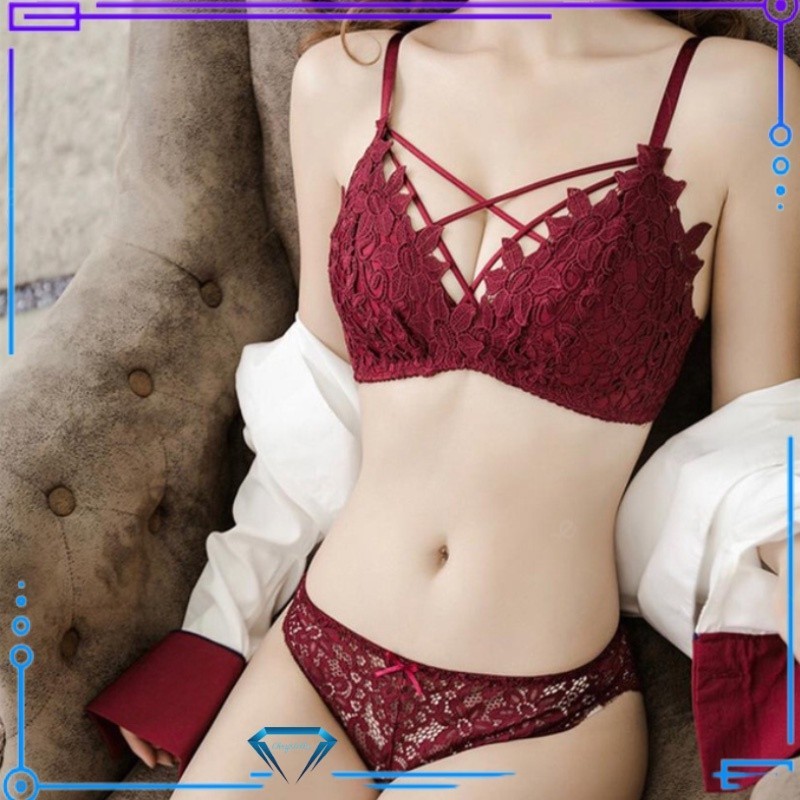 Set Seserahan Malam Pertama Kancut Beeha Cawet Biha Seksi Tanpa Kawat Cangcut Bra Dalaman Kotang 2In