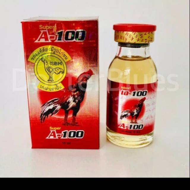 A100 15 ml / 7 ml obat ayam herbal burung merpati lumpuh pincang turun urat keseleo ori thailand