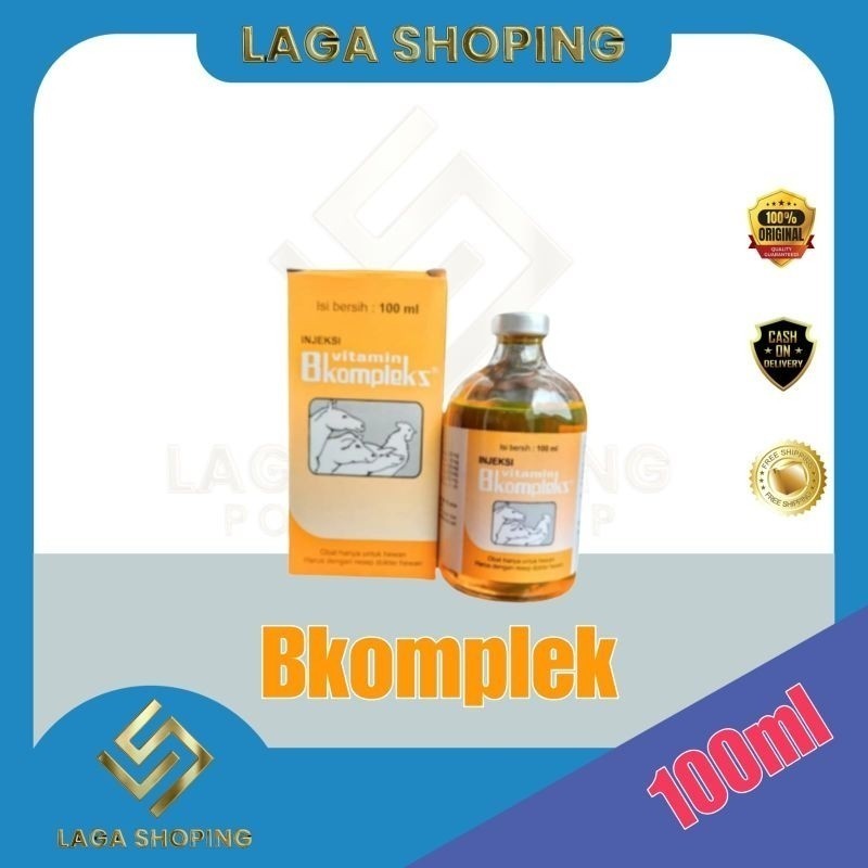 b kompleks injeksi 100ml vitamin  asli ayam burung Lampam ID