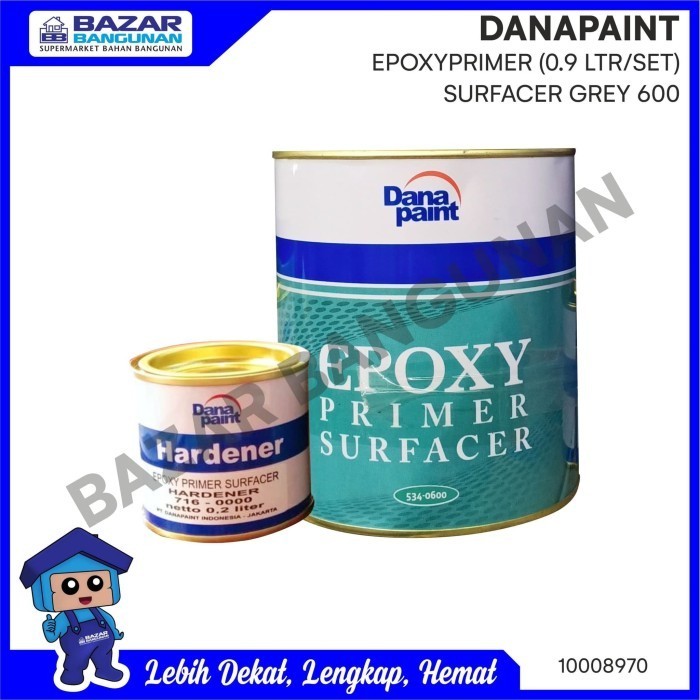 Cat Dasar Epoxy Primer Surfacer Set Duco Dana Paint Danapaint 534-0600