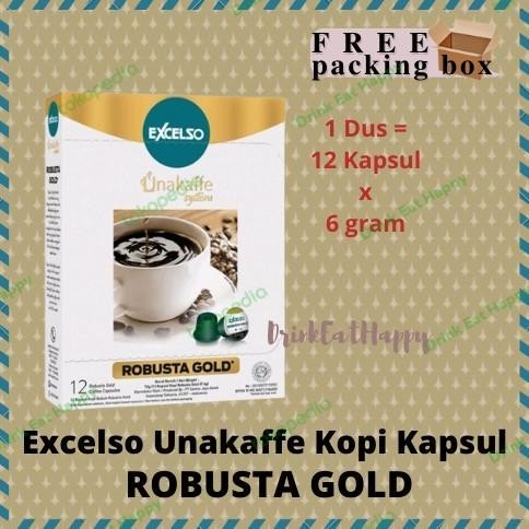 

Excelso Unakaffe Robusta Gold Kopi Kapsul Capsule Coffee