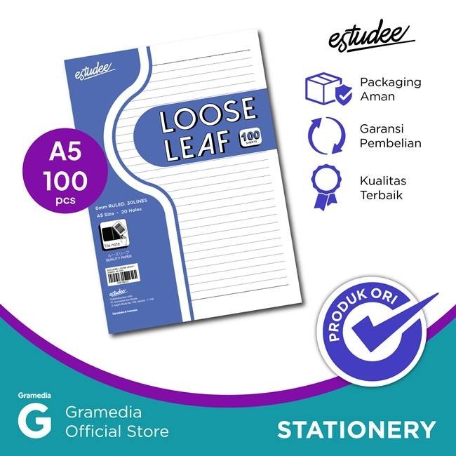 

Gramedia - Estudee Loose Leaf I Garis A5 100