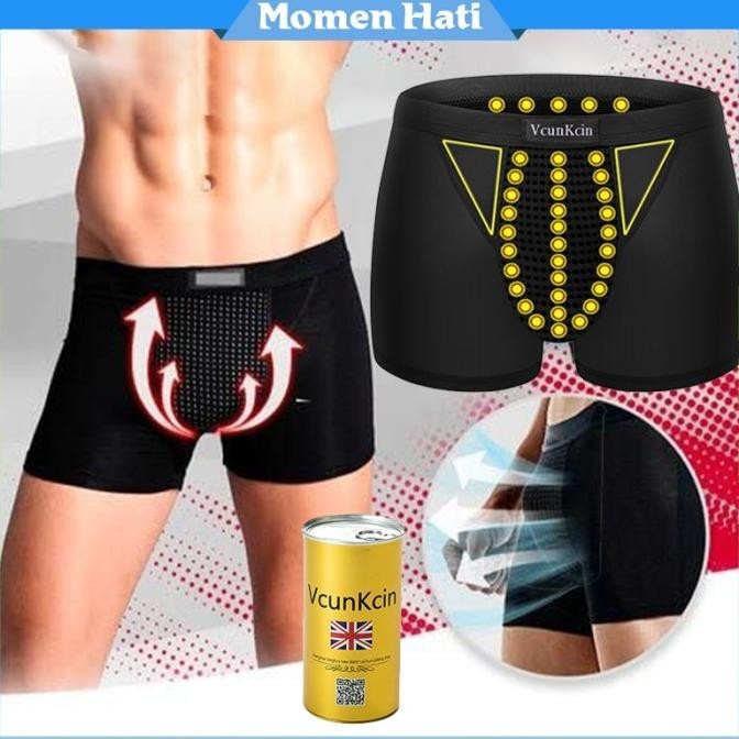 Anti-Bakteri Celana Dalam Boxer Magnetic Bernapas Boxer Kesehatan Pria