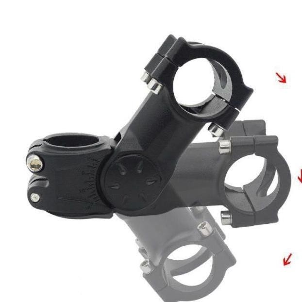 Stem Sepeda Adjustable 60 Derajat / Stem Stang Sepeda MTB Alloy