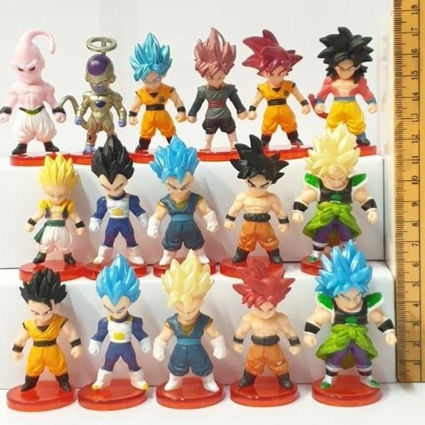 ACTION FIGURE ANIME DRAGON BALL CHIBI SET