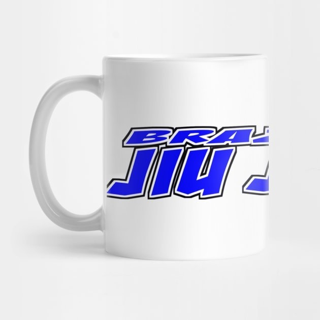 Mug Kopi Sabuk Biru Jiu Jitsu Brasil Brazilian Jiu Jitsu Blue Belt Coffee Mug