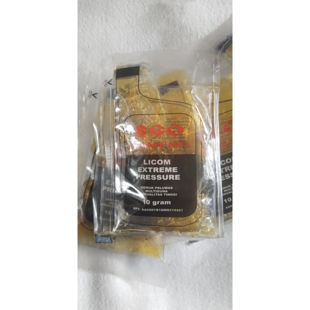 SGO GREASE MP3 Gemuk CVT Extreme Pressure Sachet 10gram