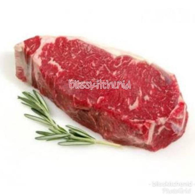 

US Black Angus Sirloin CHOICE / Striploin Beef Steak 200gr TRS