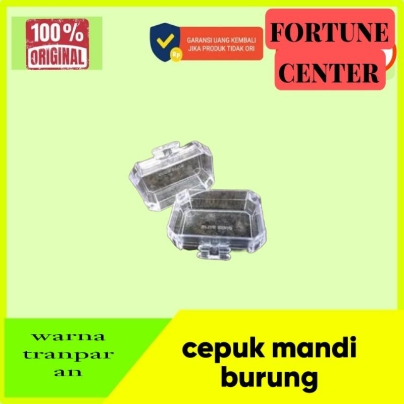 1 BUAH CEPUK MANDI BURUNG KOTAK BURUNG MURAI PLECI