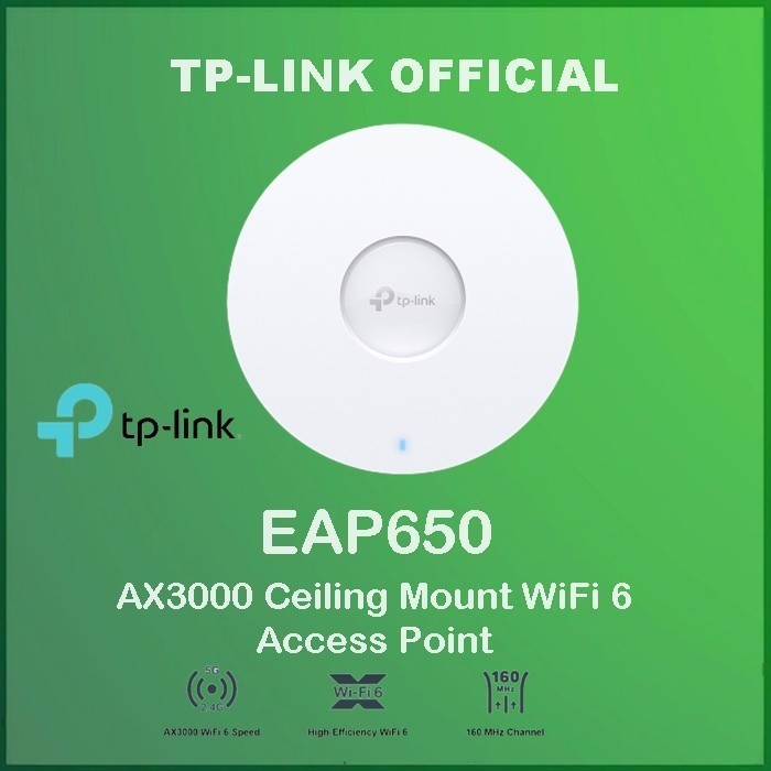 Tp-Link Eap650 Ax3000 Ceiling Mount Wifi 6 Access Point Eap 650