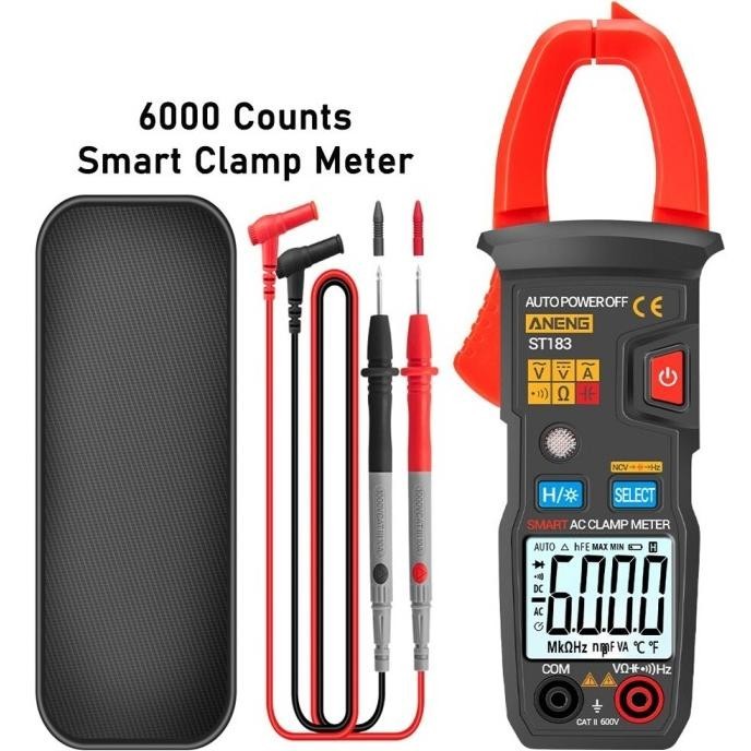 Multitester Digital Clamp Meter Tang Ampere Ac/Dc Tester Kabel