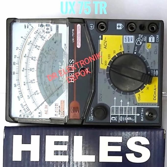 Multimeter Ori Avometer Multitester Analog Heles Ux 75 Tr Ux75Tr
