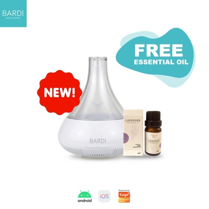 Bardi Smart Aroma Diffuser Free Essential Oil Lavender 10Ml