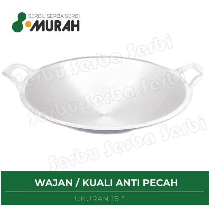 Serbu Murah - Wajan Kuali Ukuran 18/Wajan Penggorengan Wajan Aluminium