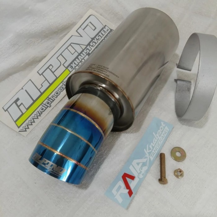Knalpot Mobil Resing Alpino Suara Garing