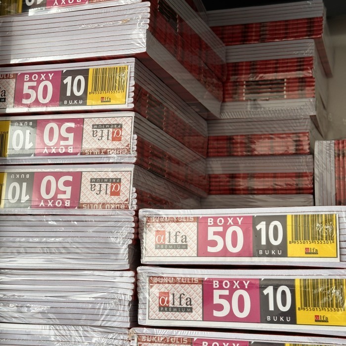 

Buku Tulis Alfa Campus 50 Lembar Isi 10 Buku - TBS