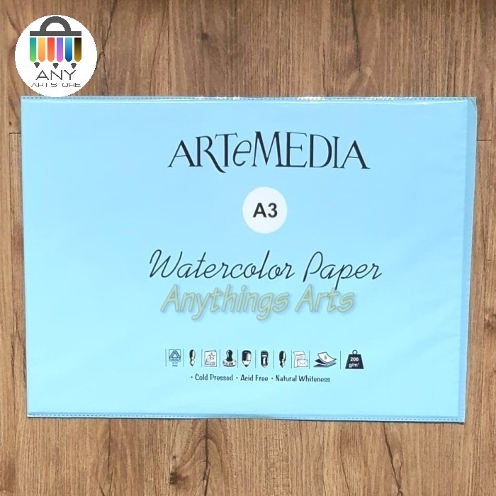 

Artemedia Watercolour Paper 200gsm A3