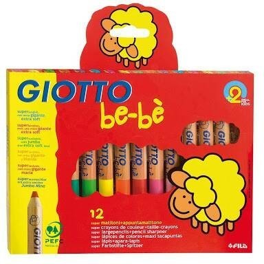 

Giotto Bebe Super Large Pencils 12 Pcs reff 466500