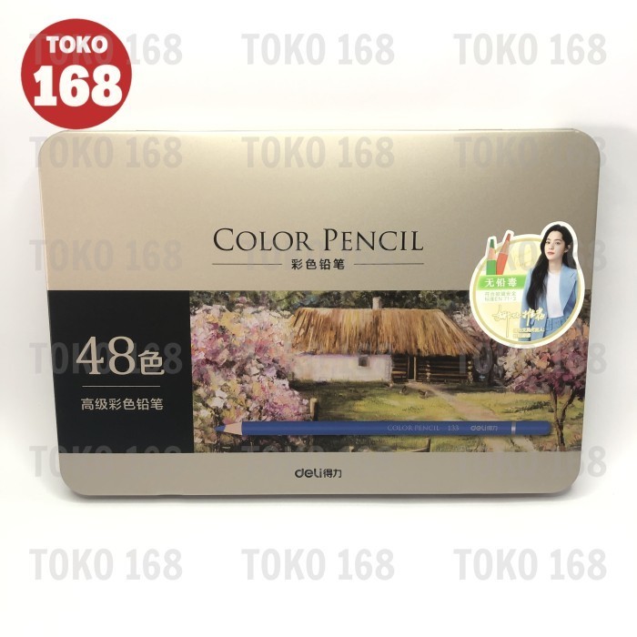 

DELI Color Pencil / Pensil Warna 48 Warna 6567 SET