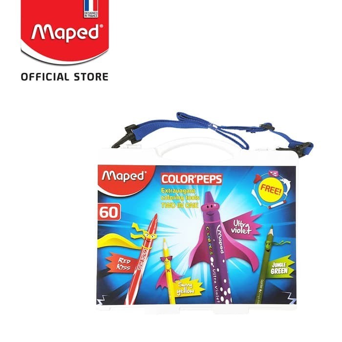 

Maped Crayon Krayon Warna Mewarnai Extravagant 60 warna