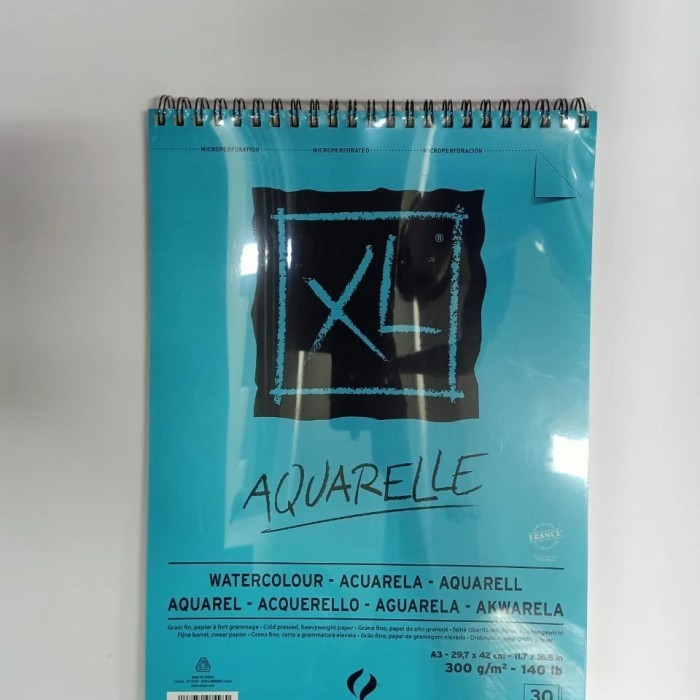 

Canson XL Aquarelle Watercolor Paper A3 300gr 30 Lembar